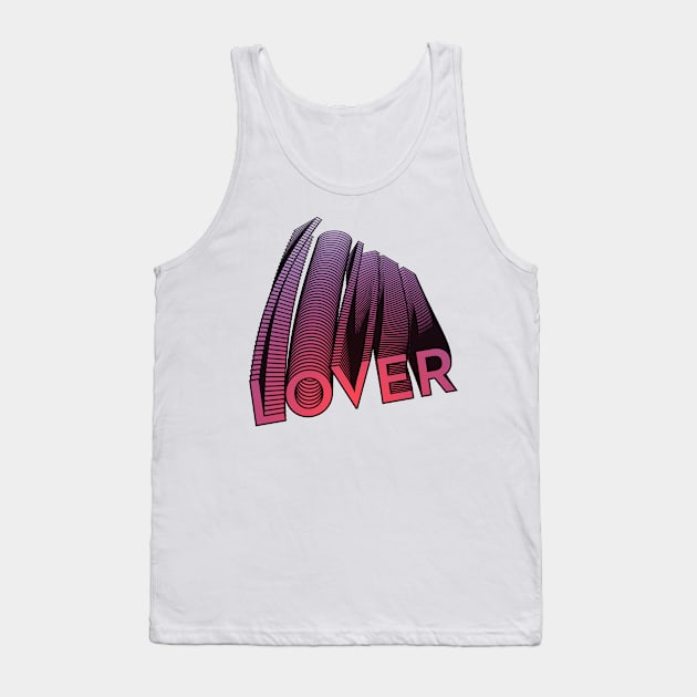 Lover 01 Tank Top by Julia Newman Studio